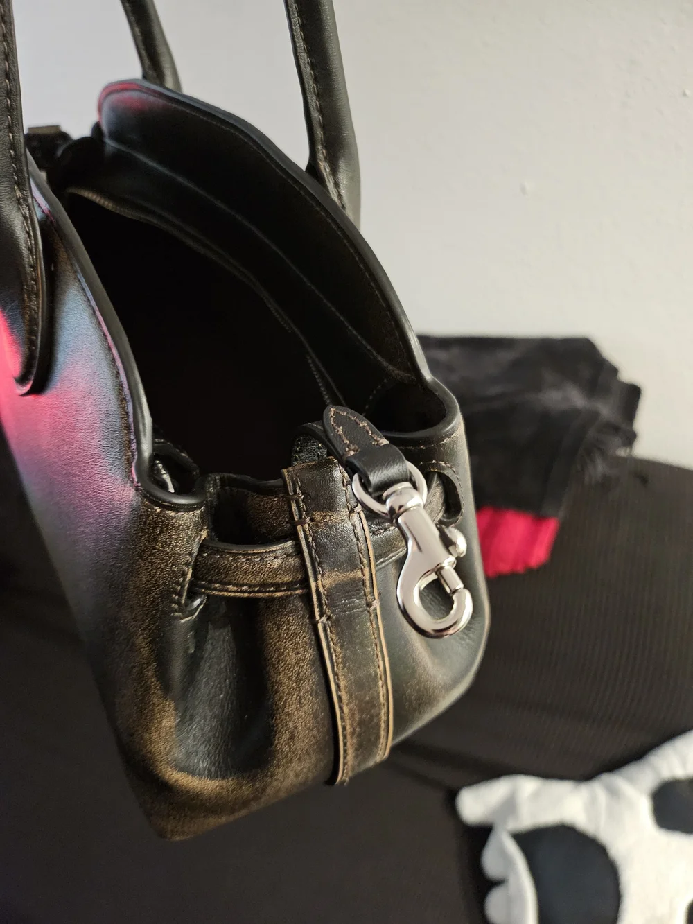 COACH Loved Leather Empire Carry All